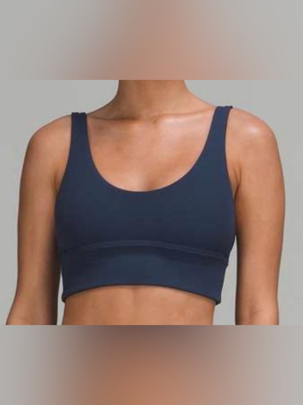 Lululemon Align Reversible Bra - 10 - Mineral Blue / True Navy